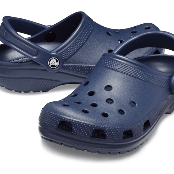 Navy blue crocs/clogs size 8w 6m - Picture 5 of 7
